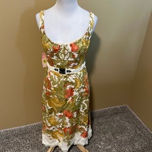 🧞‍♀️ NWT Gianni Bini Shoshana 100%Linen Dress